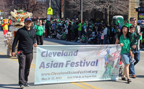 Cleveland Asian Festival at St Patrick's Day Parade